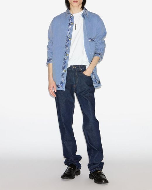 Isabel Marant Blue Rudy Jacket for men