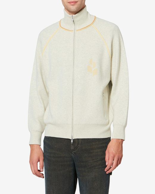 Isabel Marant White Sergio Cardigan for men