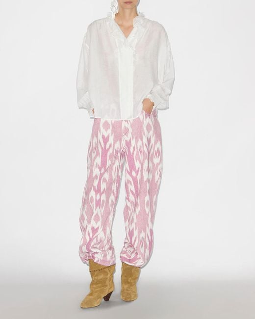 Isabel Marant White Oberteil Pamias