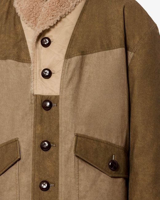 Isabel Marant Natural Toswald Coat for men