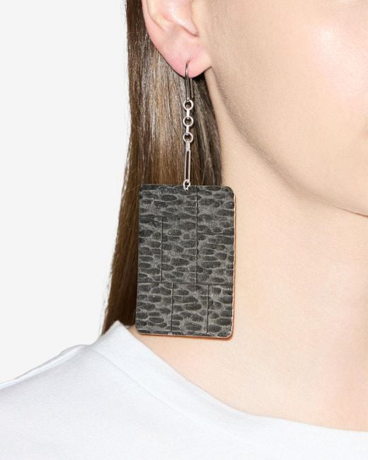 Isabel Marant Metallic Ohrringe Blacke