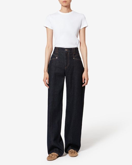 Isabel Marant Blue Drolane Pants
