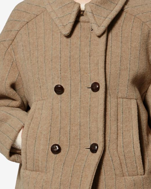 Isabel Marant Natural Fiby Coat