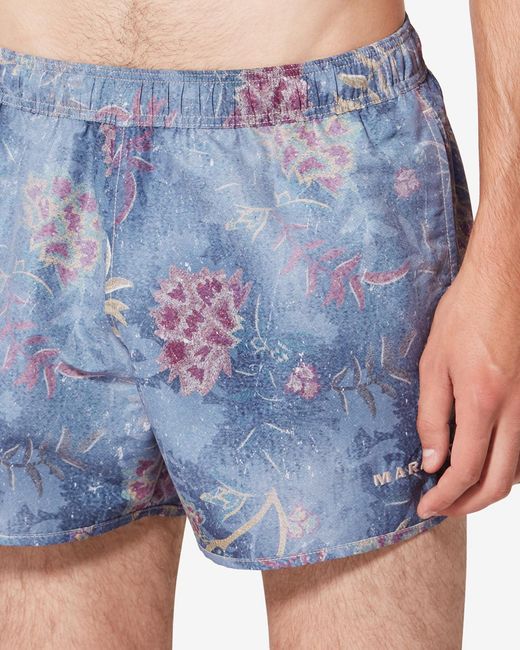 Isabel Marant Blue Vicente Swim Shorts for men