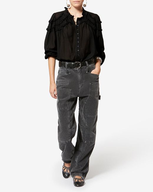 Isabel Marant Black Christa Blouse