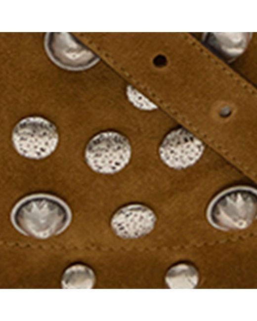 Borsa Oskan Soft Zipped di Isabel Marant in Metallic