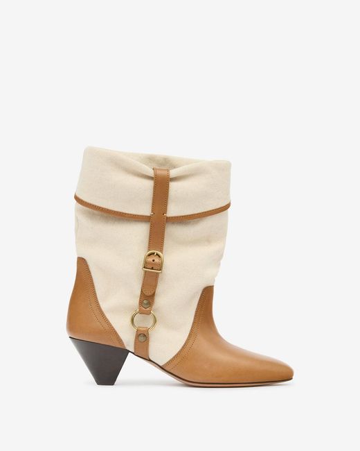 Isabel Marant Natural Darner Buckle Boots