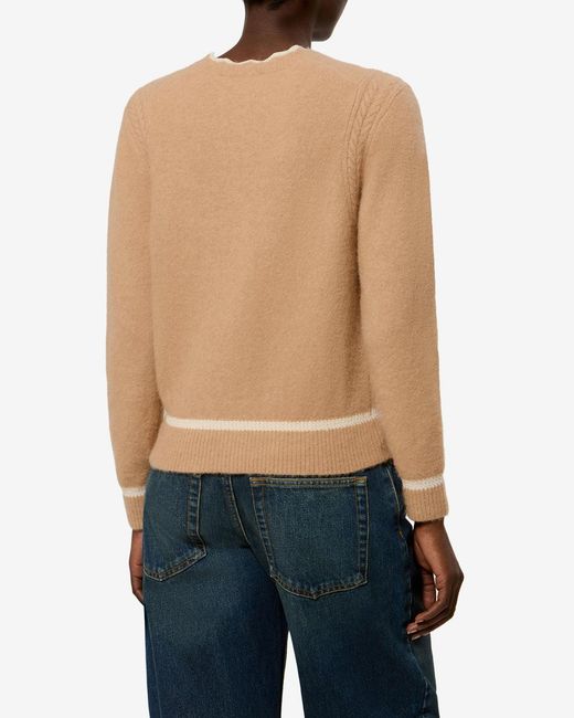 Isabel Marant White Naia Alpaca Cardigan