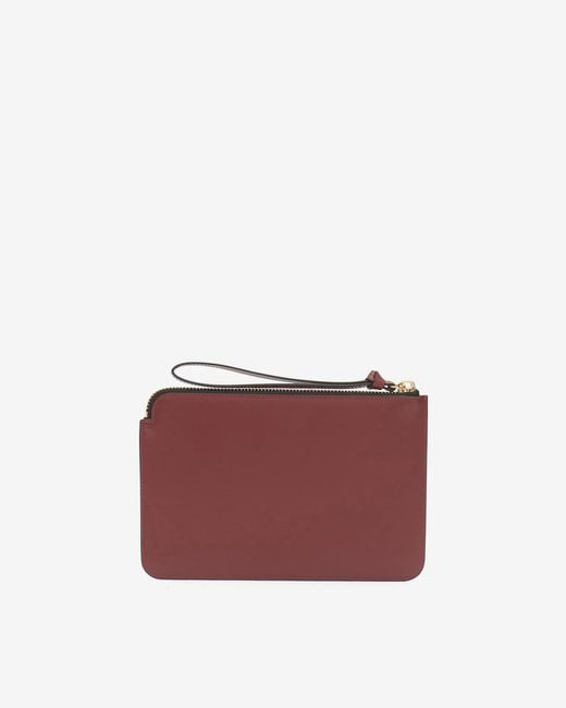 Isabel Marant Purple Oskan Flat Pouch