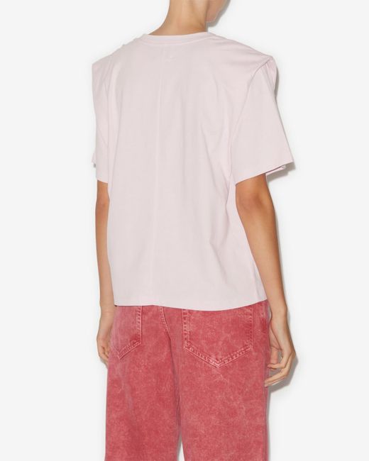 T-Shirt Zelitos Isabel Marant en coloris Pink