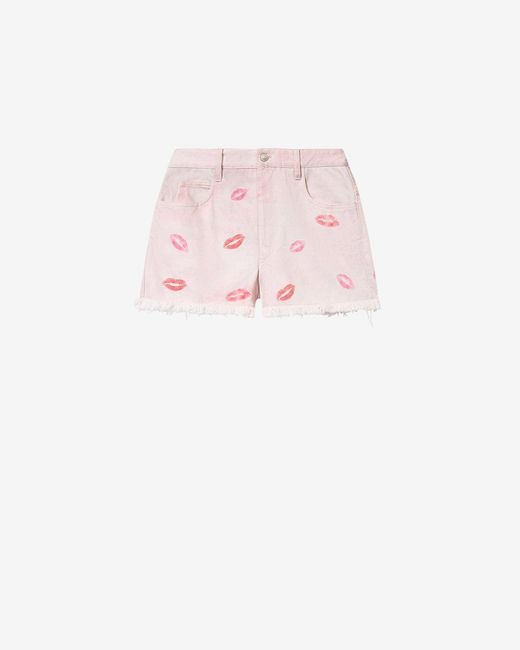 Isabel Marant Pink Lesia Shorts
