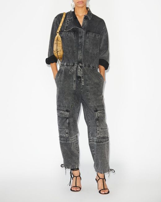 Isabel Marant Gray Idany Overall