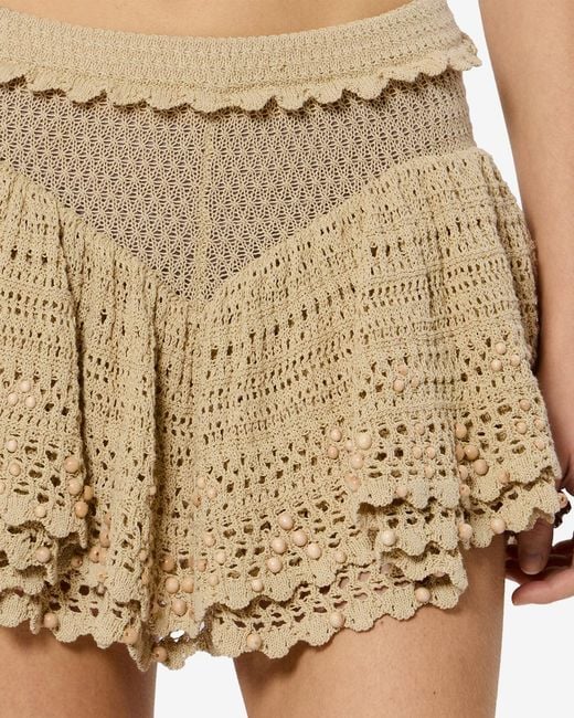 Isabel Marant White Olzea Shorts