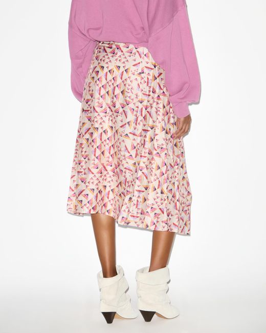 Isabel Marant Pink Cacia Skirt
