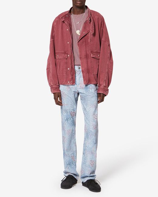 Isabel Marant Red Isaiah Jacket for men