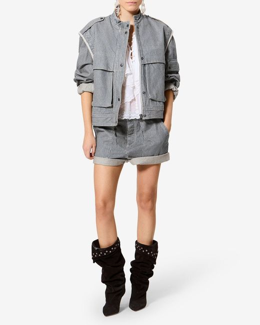Edany Jacket Isabel Marant de color Gray