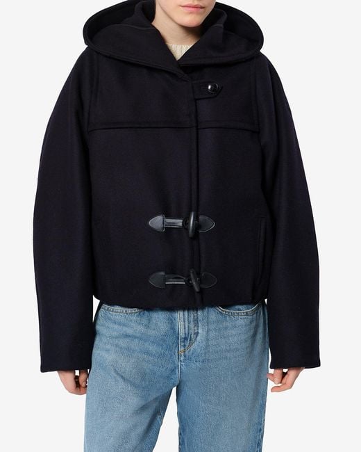 Isabel Marant Blue Trixie Coat