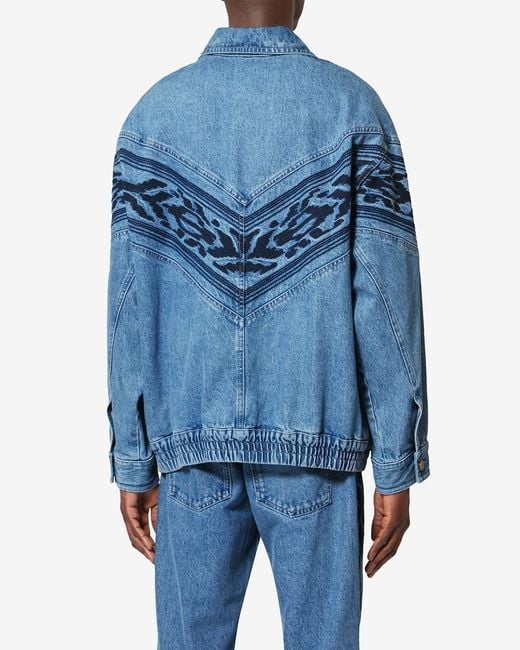 Isabel Marant Blue Julian Jacket for men