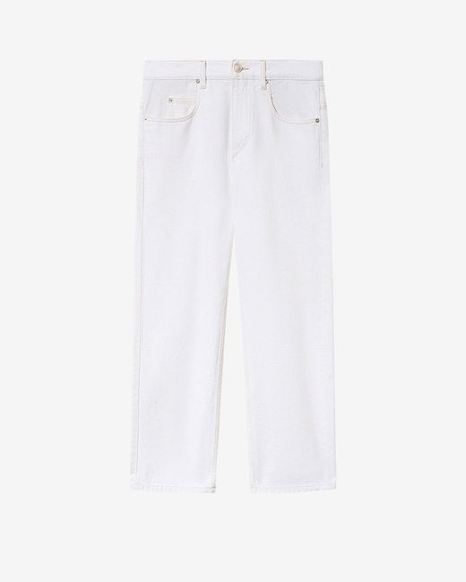 Isabel Marant White Dakota Pants