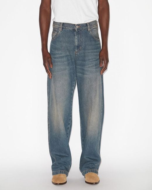 Isabel Marant Blue Jorje Pants for men