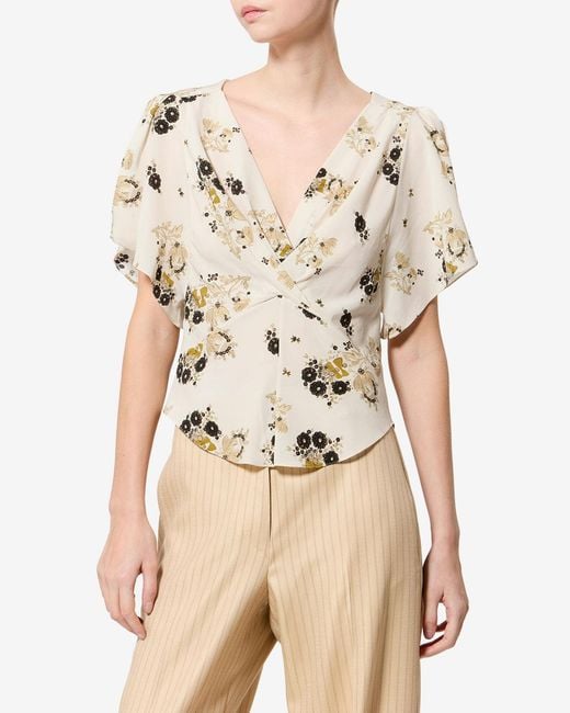 Isabel Marant White Faljane Top