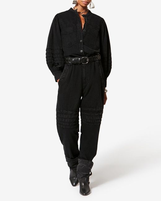 Isabel Marant Black Mileda Shirt