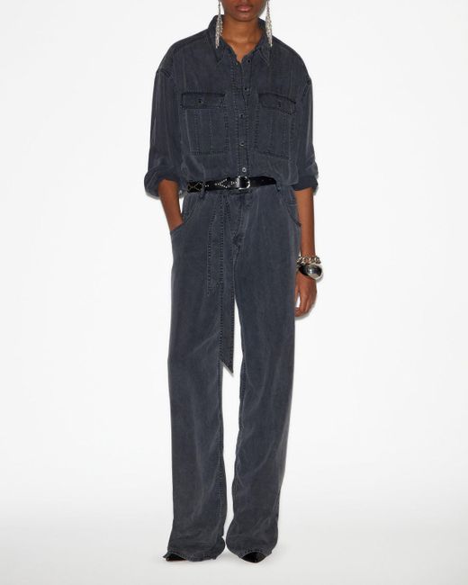 Isabel Marant Blue Paige Jumpsuit