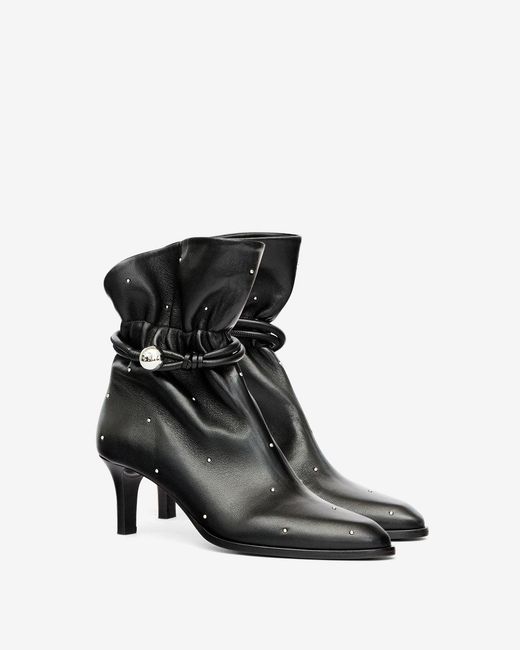 Isabel Marant Black Forla Button Boots