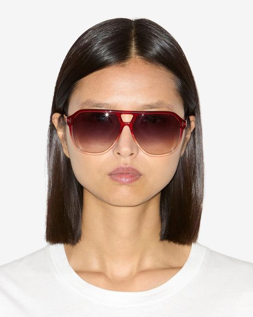 Isabel Marant Pink Aneya Sunglasses