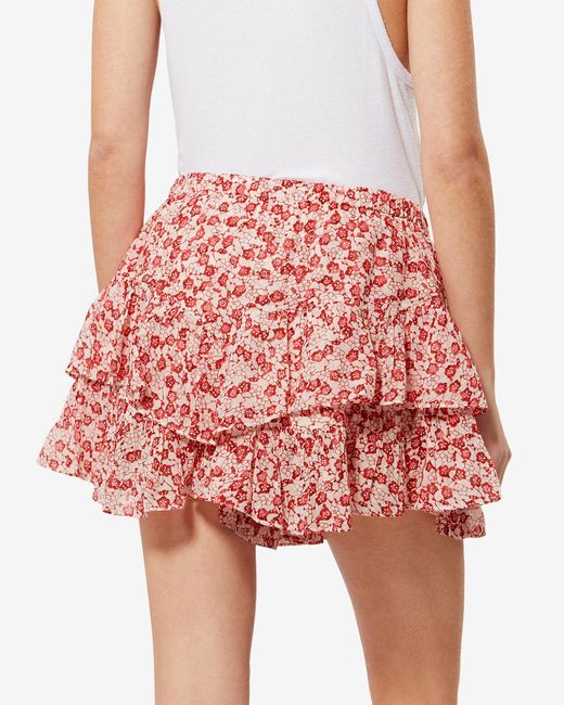 Isabel Marant Red Jocadia Shorts