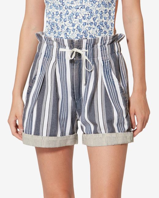 Isabel Marant White Nirma Shorts