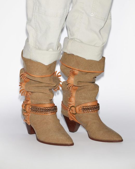 Isabel Marant Natural Levon Boots