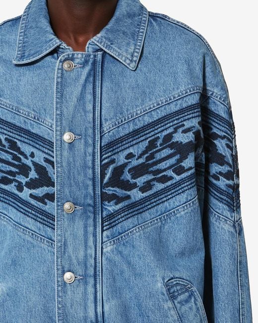 Isabel Marant Blue Julian Jacket for men