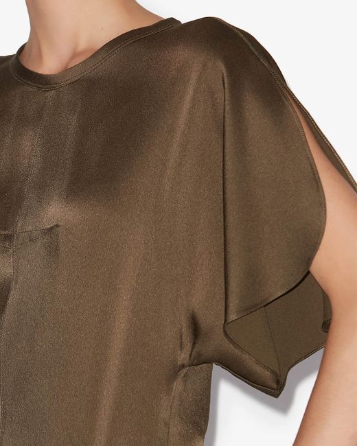 Isabel Marant Brown Karlita Top