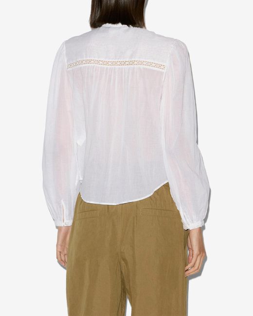 Isabel Marant White Greicy Blouse