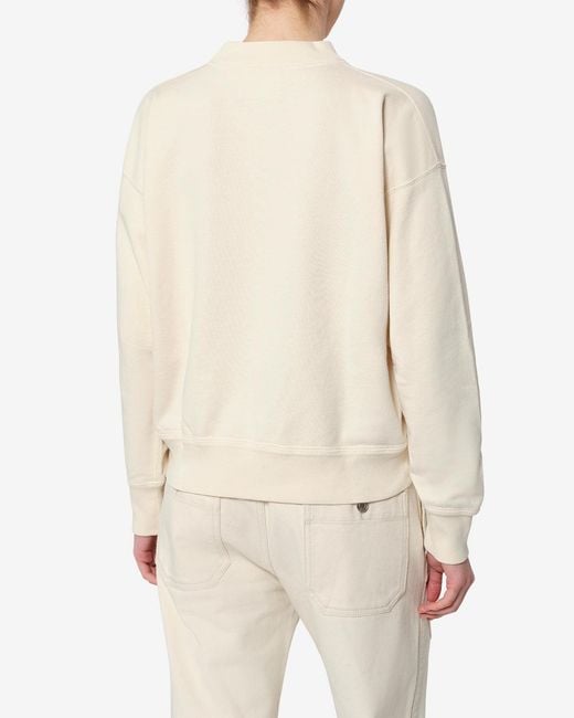 Isabel Marant White Moby Sweat Shirt