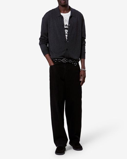 Isabel Marant Black Joris Cardigan for men