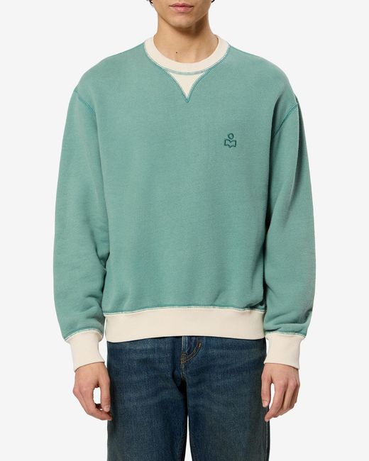 Isabel Marant Green Miker Sweatshirt for men