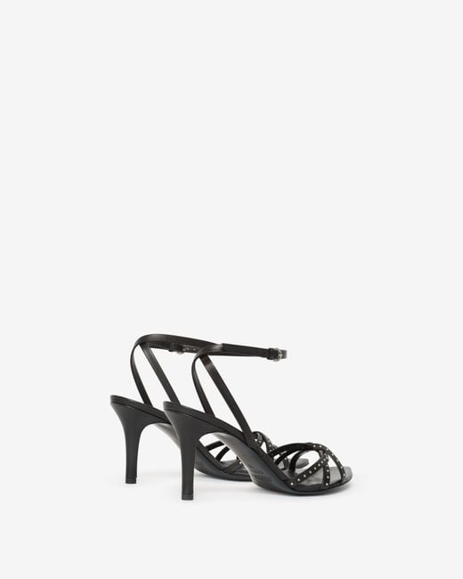 Isabel Marant White Adole Sandals