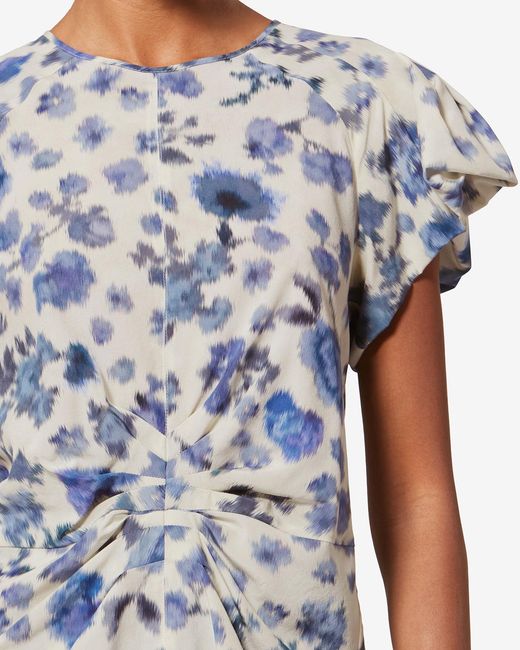 Isabel Marant Blue Tullya Top