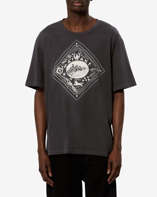 Isabel Marant Black Hiroe Tee Shirt for men
