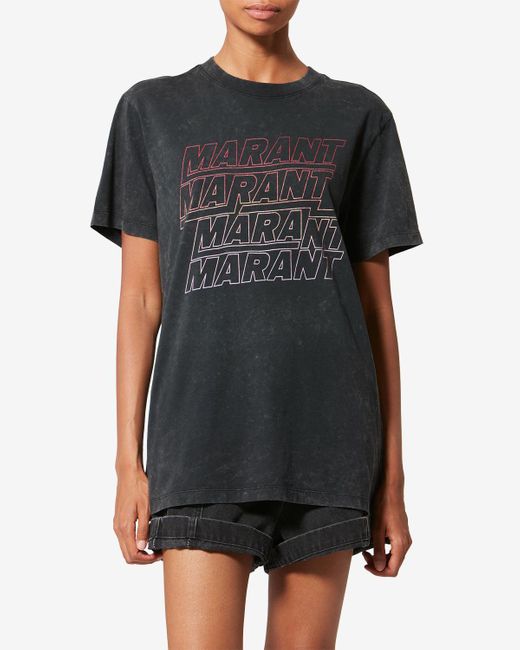 Isabel Marant Black Zoeline T-Shirt