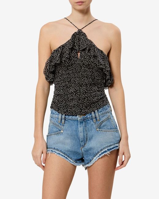 Isabel Marant Black Djimia Top