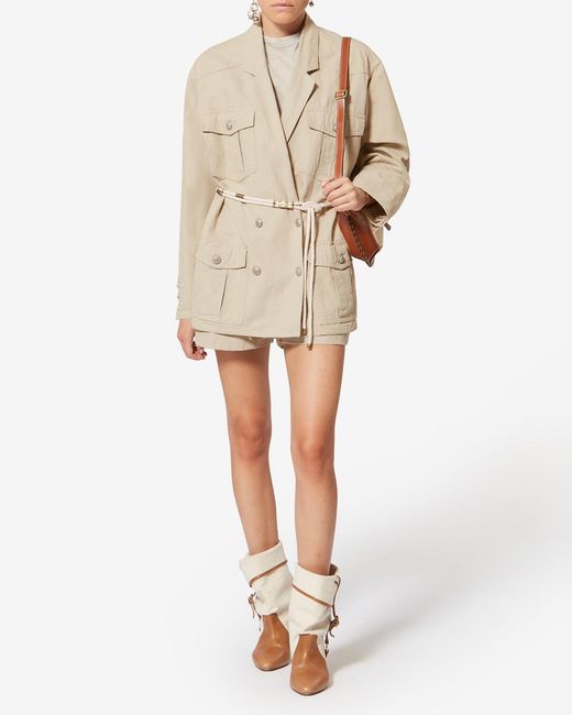 Isabel Marant White Nevala Jacket