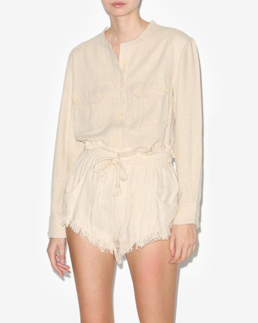 Isabel Marant Natural Tecoyo Top