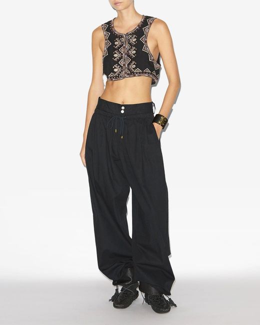 Isabel Marant Blue Inaya Pants