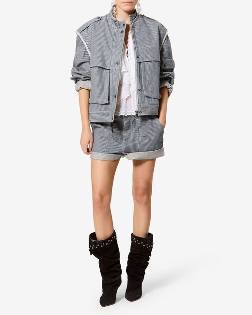 Isabel Marant Gray Eveja Shorts