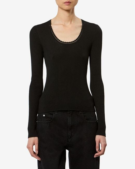 Isabel Marant Black Selenie Pullover