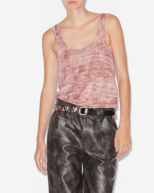 Isabel Marant Pink Thea Tank Top