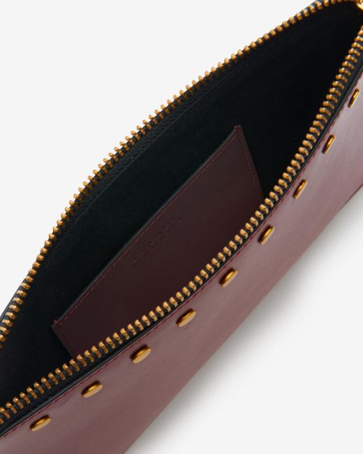Isabel Marant Purple Oskan Flat Pouch